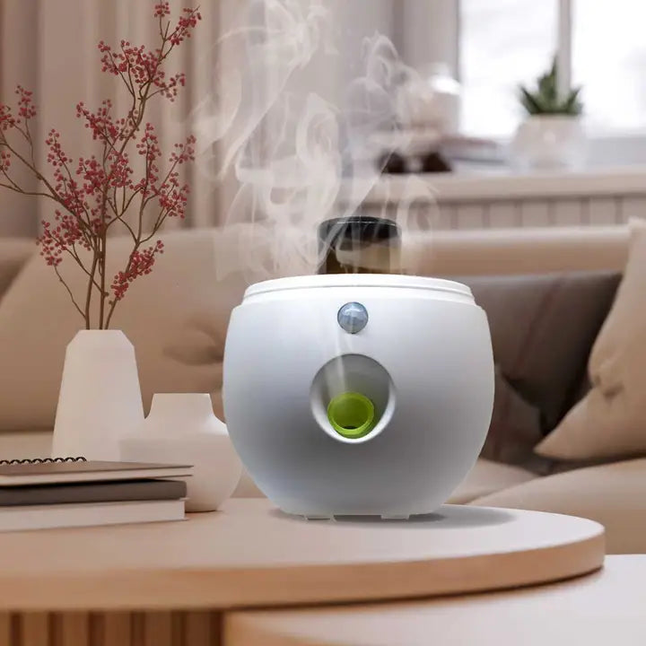 White Greenaire Motion Activated Diffuser