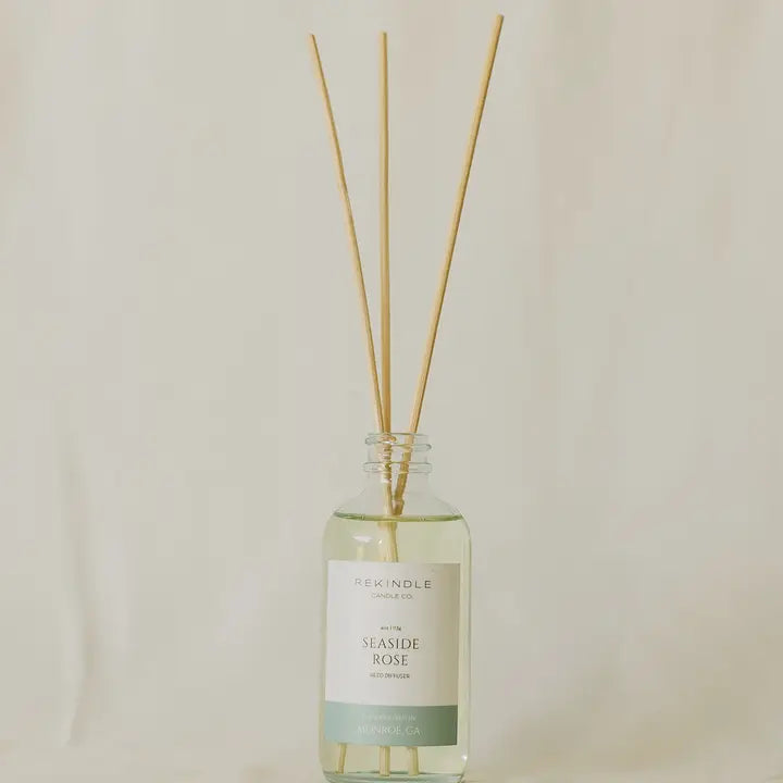 Seaside Rose Rekindle Reed Diffuser, 4oz