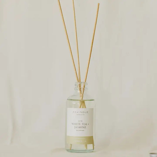 White Tea + Jasmine Rekindle Reed Diffuser, 4oz